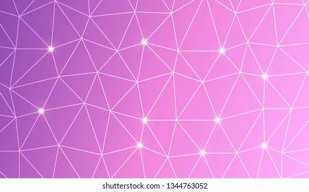 Modern elegant background with polygonal elements. For interior wallpaper, smart design, fashion print. Vector illustration. Creative gradient color