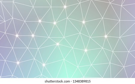 Modern elegant background with polygonal elements. For interior wallpaper, smart design, fashion print. Vector illustration. Creative gradient color