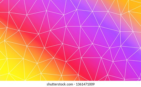 Modern elegant background with polygonal elements. For interior wallpaper, smart design, fashion print. Vector illustration. Creative gradient color