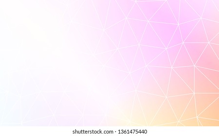 Modern elegant background with polygonal elements. Modern pattern for a brand book. Vector illustration. Creative gradient color