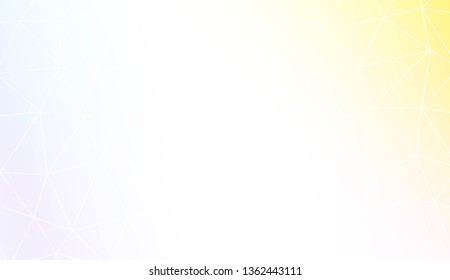 Modern elegant background with polygonal elements. Template for wallpaper, interior design, decoration, scrapbooking page. Vector illustration. Light Gradient Abstract Background