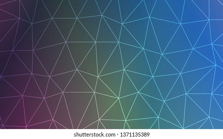Modern elegant background with polygonal elements. For interior wallpaper, smart design, fashion print. Vector illustration. Creative gradient color