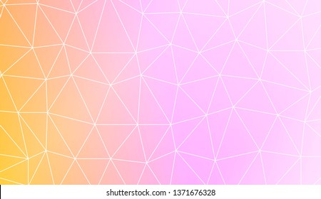 Modern elegant background with polygonal elements. For interior wallpaper, smart design, fashion print. Vector illustration. Creative gradient color