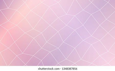 Modern elegant background with polygonal mesh elements. For interior wallpaper, smart design, fashion print. Vector illustration. Creative gradient color