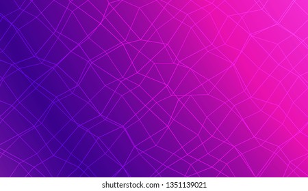 Modern elegant background with polygonal mesh elements. For interior wallpaper, smart design, fashion print. Vector illustration. Creative gradient color