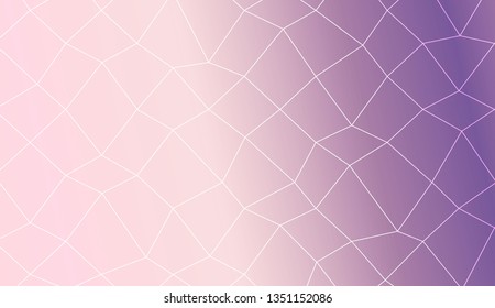 Modern elegant background with polygonal mesh elements. For interior wallpaper, smart design, fashion print. Vector illustration. Creative gradient color