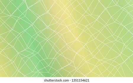 Modern elegant background with polygonal mesh elements. For interior wallpaper, smart design, fashion print. Vector illustration. Creative gradient color