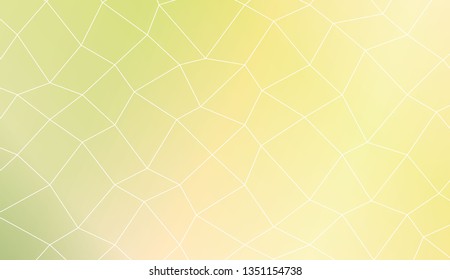 Modern elegant background with polygonal mesh elements. For interior wallpaper, smart design, fashion print. Vector illustration. Creative gradient color