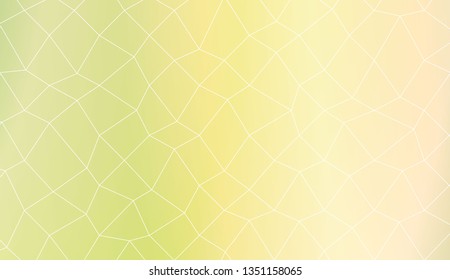 Modern elegant background with polygonal mesh elements. For interior wallpaper, smart design, fashion print. Vector illustration. Creative gradient color