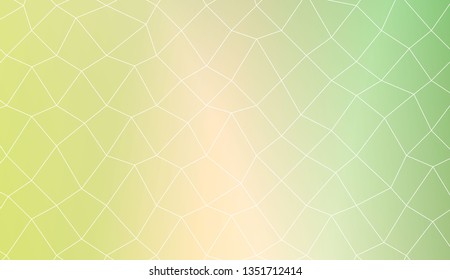Modern elegant background with polygonal mesh elements. For interior wallpaper, smart design, fashion print. Vector illustration. Creative gradient color