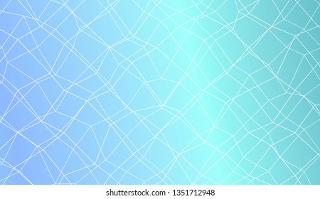 Modern elegant background with polygonal mesh elements. For interior wallpaper, smart design, fashion print. Vector illustration. Creative gradient color