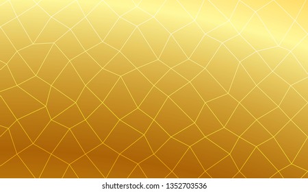 Modern elegant background with polygonal mesh elements. For interior wallpaper, smart design, fashion print. Vector illustration. Creative gradient color