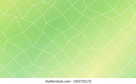 Modern elegant background with polygonal mesh elements. For interior wallpaper, smart design, fashion print. Vector illustration. Creative gradient color