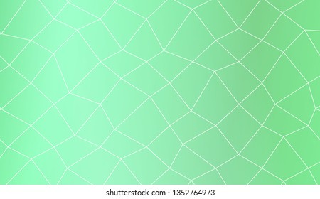 Modern elegant background with polygonal mesh elements. For interior wallpaper, smart design, fashion print. Vector illustration. Creative gradient color