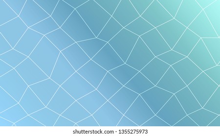 Modern elegant background with polygonal mesh elements. For interior wallpaper, smart design, fashion print. Vector illustration. Creative gradient color