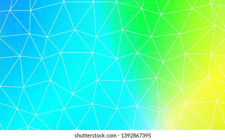 Modern elegant background with polygonal pattern with triangles elements. For interior wallpaper, smart design, fashion print. Vector illustration. Creative gradient color