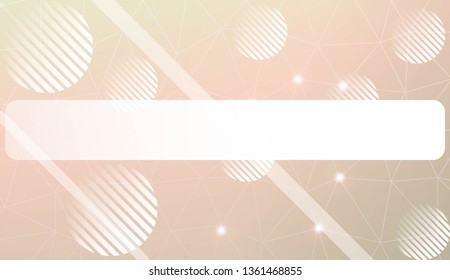 Modern elegant background with triangles, line, circle, space for text elements. Template for wallpaper, interior design, decoration, scrapbooking page. Vector illustration. Light Gradient Background.