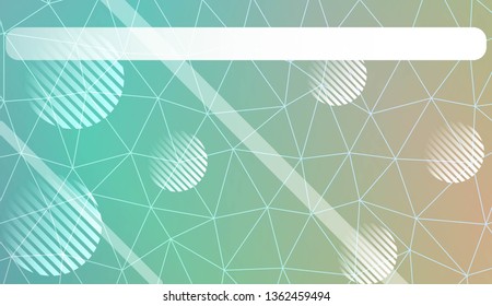 Modern elegant background with triangles, line, circle, space for text elements. Template for wallpaper, interior design, decoration, scrapbooking page. Vector illustration. Light Gradient Background.