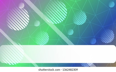Modern elegant background with triangles, line, circle, space for text elements. Template for wallpaper, interior design, decoration, scrapbooking page. Vector illustration. Light Gradient Background.