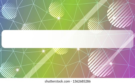 Modern elegant background with triangles, line, circle, space for text elements. Template for wallpaper, interior design, decoration, scrapbooking page. Vector illustration. Light Gradient Background.