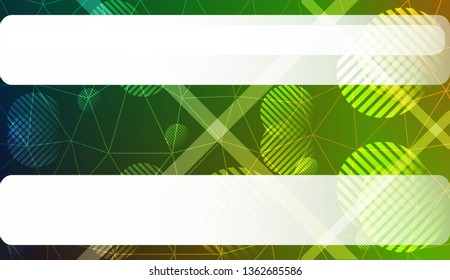 Modern elegant background with triangles, line, circle, space for text elements. Template for wallpaper, interior design, decoration, scrapbooking page. Vector illustration. Light Gradient Background.