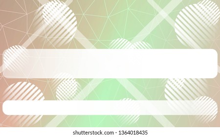 Modern elegant background with triangles, line, circle, space for text elements. Template for wallpaper, interior design, decoration, scrapbooking page. Vector illustration. Light Gradient Background.