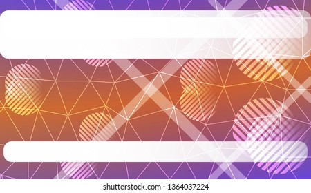 Modern elegant background with triangles, line, circle, space for text elements. Template for wallpaper, interior design, decoration, scrapbooking page. Vector illustration. Light Gradient Background.