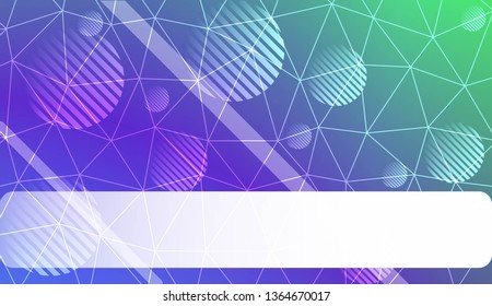 Modern elegant background with triangles, line, circle, space for text elements. Template for wallpaper, interior design, decoration, scrapbooking page. Vector illustration. Light Gradient Background.
