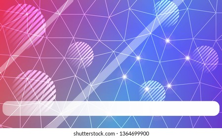 Modern elegant background with triangles, line, circle, space for text elements. Template for wallpaper, interior design, decoration, scrapbooking page. Vector illustration. Light Gradient Background.