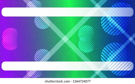 Modern elegant background with triangles, line, circle, space for text elements. Template for wallpaper, interior design, decoration, scrapbooking page. Vector illustration. Light Gradient Background.