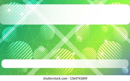Modern elegant background with triangles, line, circle, space for text elements. Template for wallpaper, interior design, decoration, scrapbooking page. Vector illustration. Light Gradient Background.