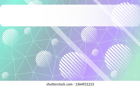 Modern elegant background with triangles, line, circle, space for text elements. Template for wallpaper, interior design, decoration, scrapbooking page. Vector illustration. Light Gradient Background.