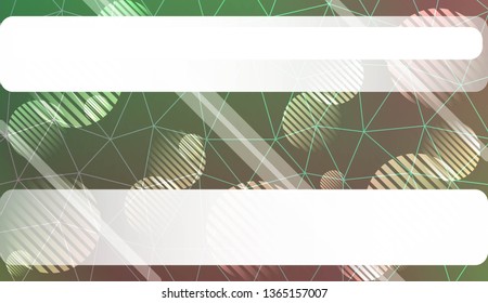 Modern elegant background with triangles, line, circle, space for text elements. Template for wallpaper, interior design, decoration, scrapbooking page. Vector illustration. Light Gradient Background.