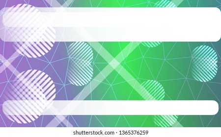 Modern elegant background with triangles, line, circle, space for text elements. Template for wallpaper, interior design, decoration, scrapbooking page. Vector illustration. Light Gradient Background.