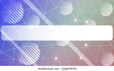 Modern elegant background with triangles, line, circle, space for text elements. Template for wallpaper, interior design, decoration, scrapbooking page. Vector illustration. Light Gradient Background.