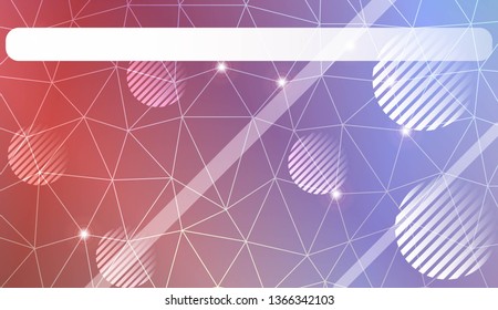 Modern elegant background with triangles, line, circle, space for text elements. Template for wallpaper, interior design, decoration, scrapbooking page. Vector illustration. Light Gradient Background.