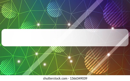 Modern elegant background with triangles, line, circle, space for text elements. Template for wallpaper, interior design, decoration, scrapbooking page. Vector illustration. Light Gradient Background.