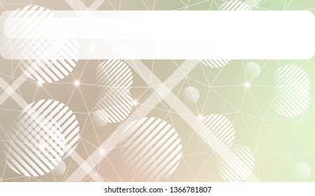 Modern elegant background with triangles, line, circle, space for text elements. Template for wallpaper, interior design, decoration, scrapbooking page. Vector illustration. Light Gradient Background.