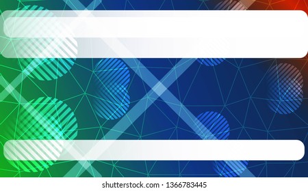 Modern elegant background with triangles, line, circle, space for text elements. Template for wallpaper, interior design, decoration, scrapbooking page. Vector illustration. Light Gradient Background.
