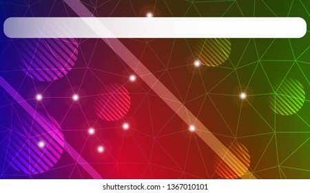Modern elegant background with triangles, line, circle, space for text elements. Template for wallpaper, interior design, decoration, scrapbooking page. Vector illustration. Light Gradient Background.