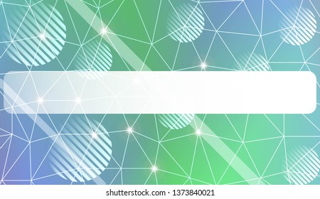Modern elegant background with triangles, line, circle, space for text elements. Template for wallpaper, interior design, decoration, scrapbooking page. Vector illustration. Light Gradient Background.