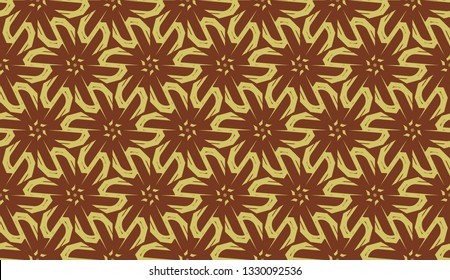 Modern elegant background Triangles, lines.. For your design. Brown color. Vector seamless pattern in geometric style
