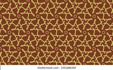Modern elegant background Triangles, lines.. For your design. Brown color. Vector seamless pattern in geometric style
