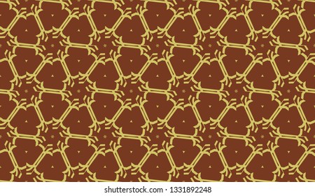 Modern elegant background Triangles, lines.. For your design. Brown color. Vector seamless pattern in geometric style