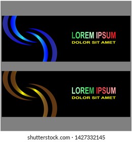 
modern and elegant banner background design. eps 10. vector