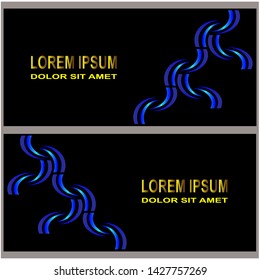 
modern and elegant banner background design. vector