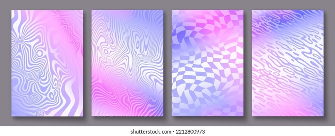 Modern Elegant Banners Design with Gradient. Luxury Background with Abstract Fluid Swirl Pattern in Pearl Color. Vector Template for Menu, Invitation, Brochure, Banner,  Flyer Layout and Presentation