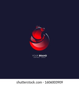 modern and elegant bear logo