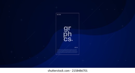 modern elegant blue abstract background geometry for banner, cover, flyer, brochure, poster design, business presentation and website. Eps10 vector