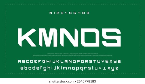 Modern elegant bold vector font. Typography urban style alphabet fonts for fashion, sport, technology, digital, movie, logo design, vector illustration